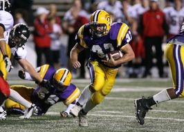 player running back with ball