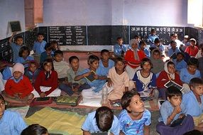 school room in India