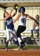 Softball Game Action