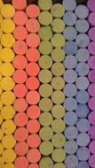 Colorful Crayons for education