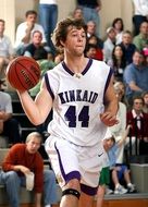 young basketball player in action