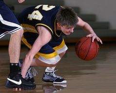 basketball game at school