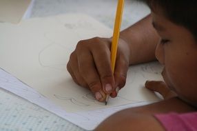 child at school in mexico