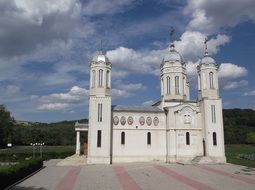 white beautiful orthodox church