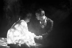 acting skills in black and white