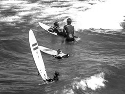 Surf Summer Beach monochrome foto