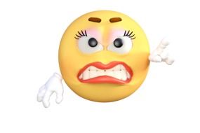 angry female emoticon
