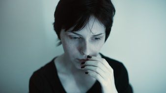 sad portrait of a girl