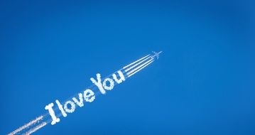 i love you sky text