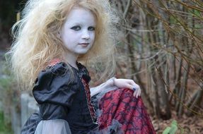 child in costume at the carnival