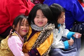 Children Playing, Bhutan