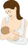 Breast Feeding Mother drawing