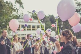 salutation of bride and groom