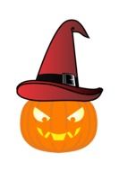 Pumpkin Witch as a drawing