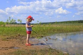 Little Girl at the lake