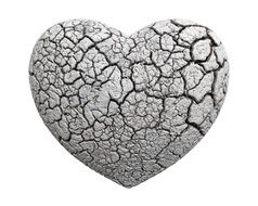 cracked grey Stone Heart