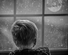 Black and white photo of Magical Christmas