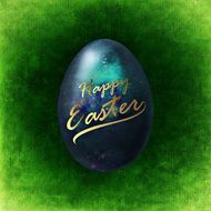 Greeting Happy Easter drawing