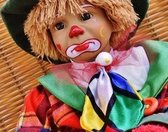 funny colorful clown