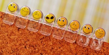 clamps with emoticons