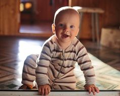 Photo of smiling baby