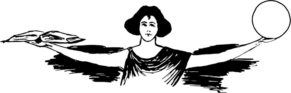 image of a woman with a book in hand