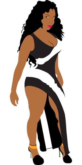 beautiful Hot Woman drawing