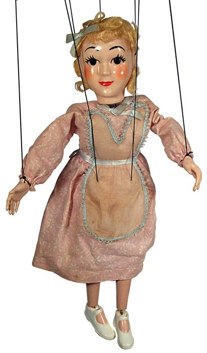 doll in the puppet theater