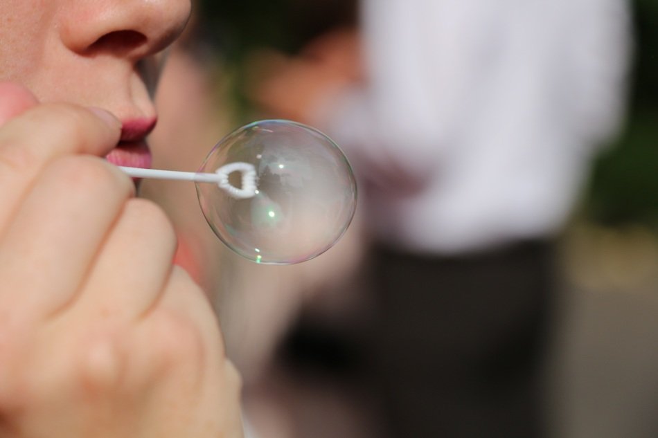 soap bubble like breathing