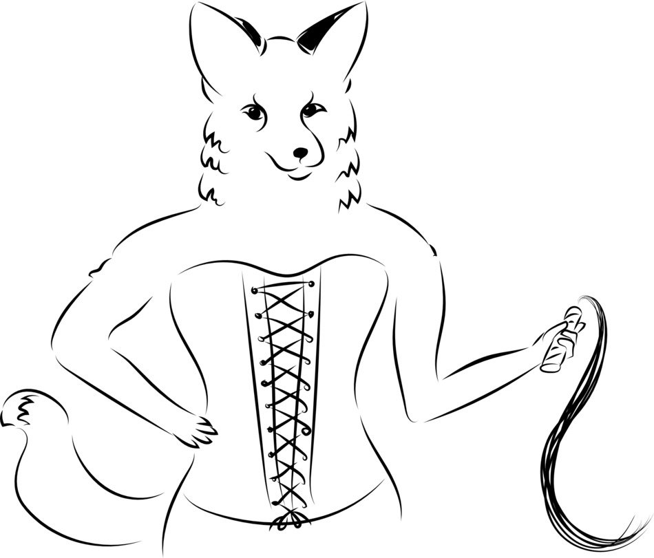 Naughty Fox drawing