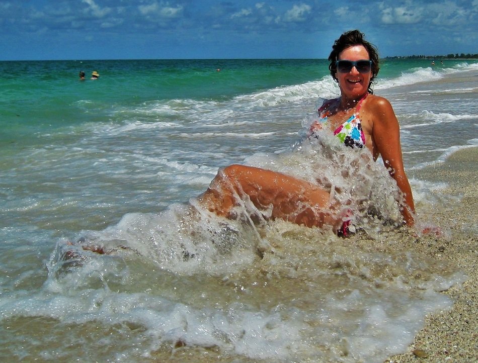 Swim in the sea in Florida