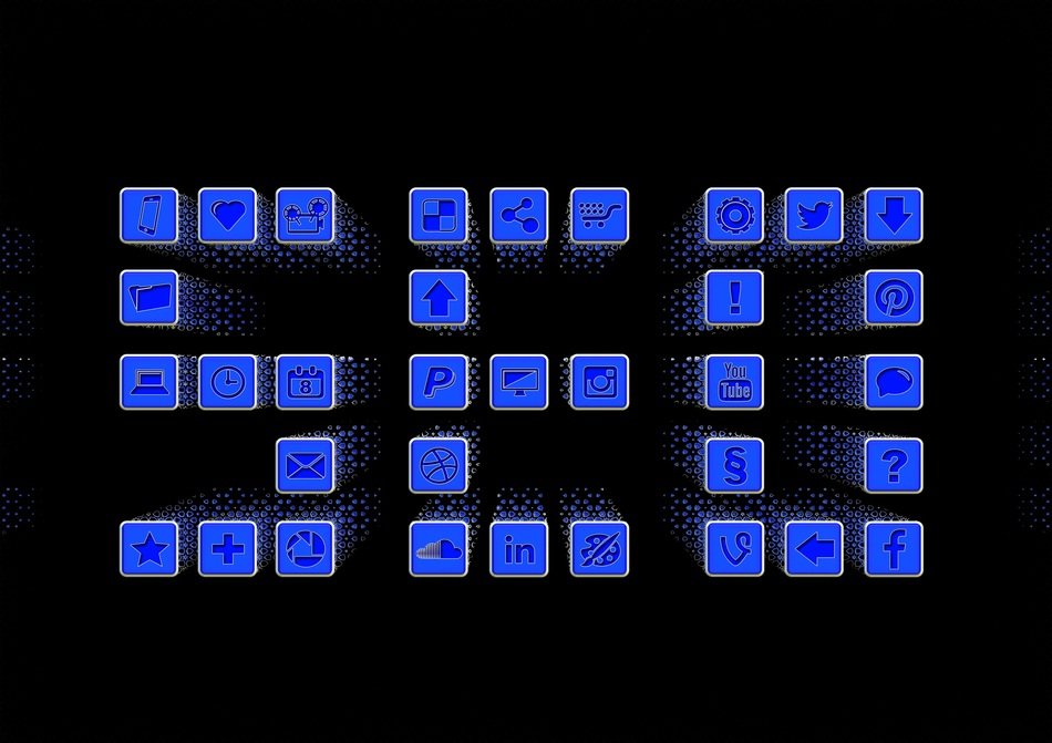 sign search engine on black background