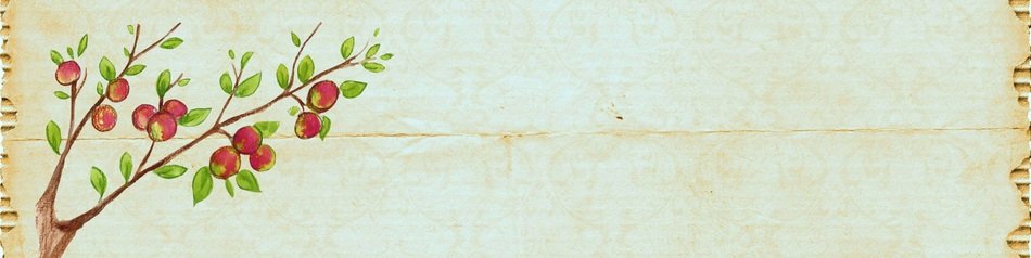 banner with cherry tree
