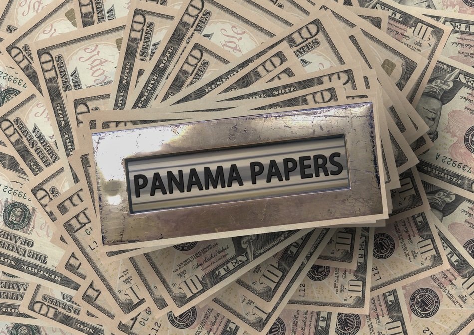 mailbox on the background of dollar bills