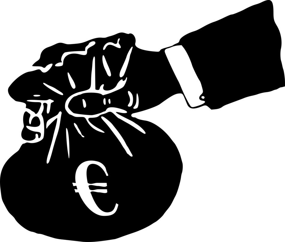 Bag Euro drawing