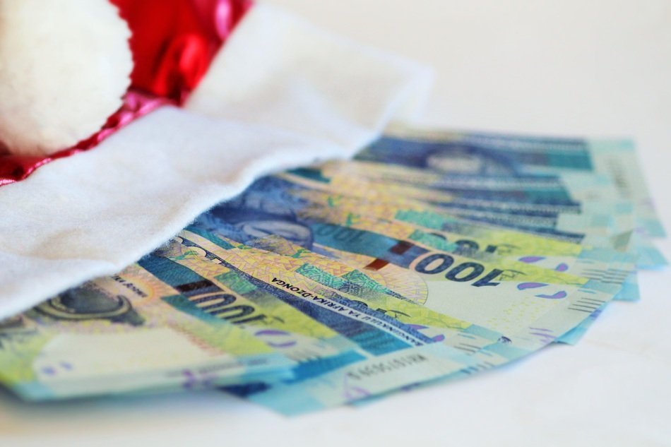 Money on Christmas