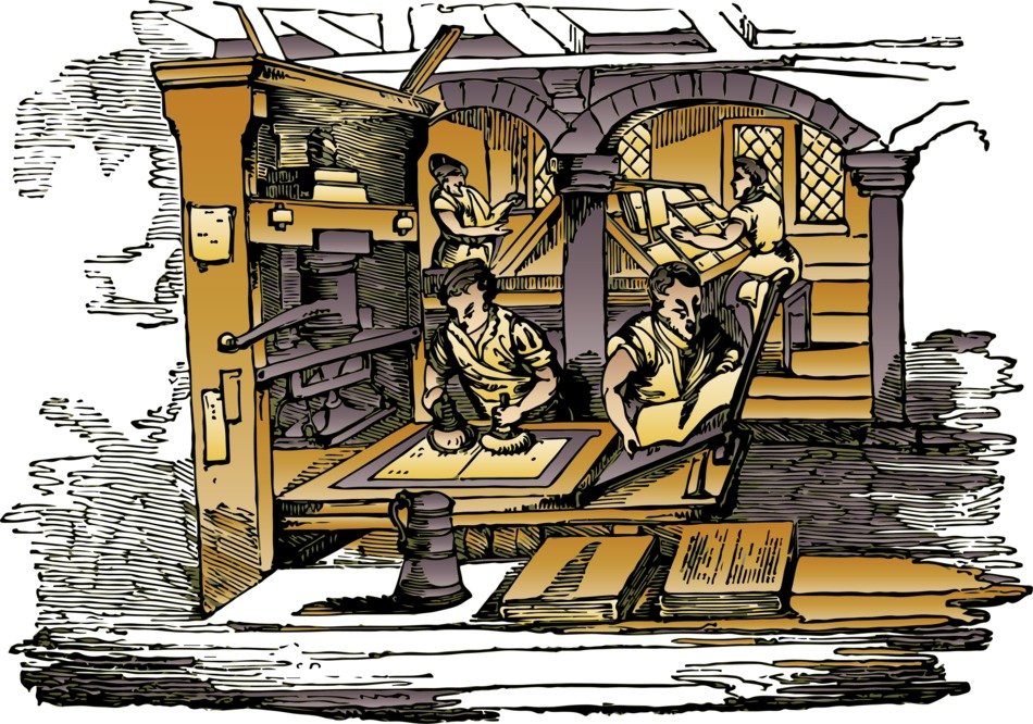 graphic image of industrial print