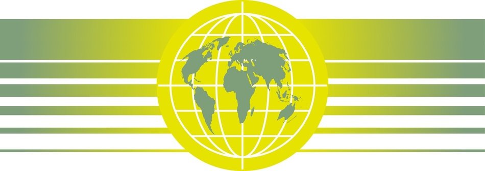 painted yellow sphere and parallel strips