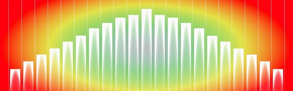 drawn graph on a colorful background