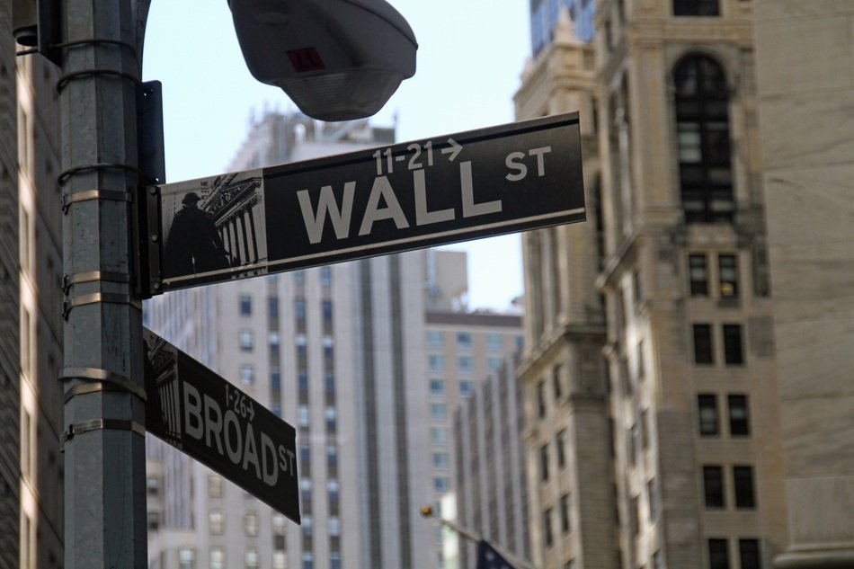 Wall Street signpost in New York