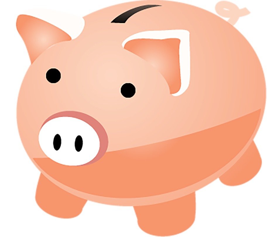 painted money box for storing money