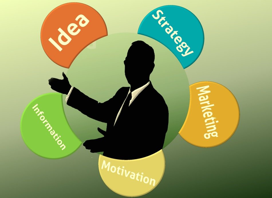 extending chart with businessman silhouette