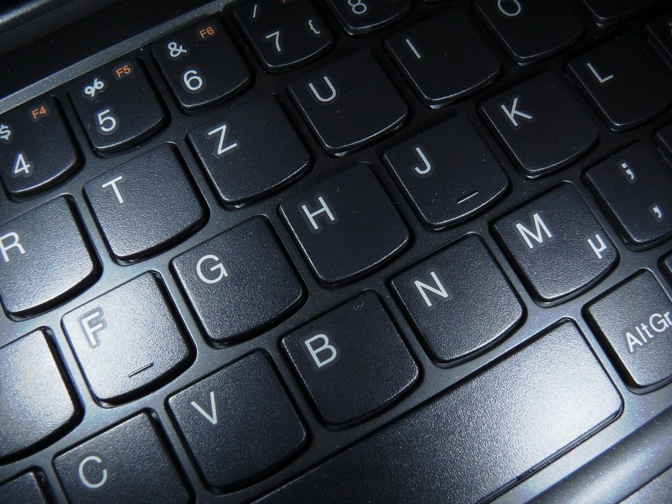 English alphabet on the keypad