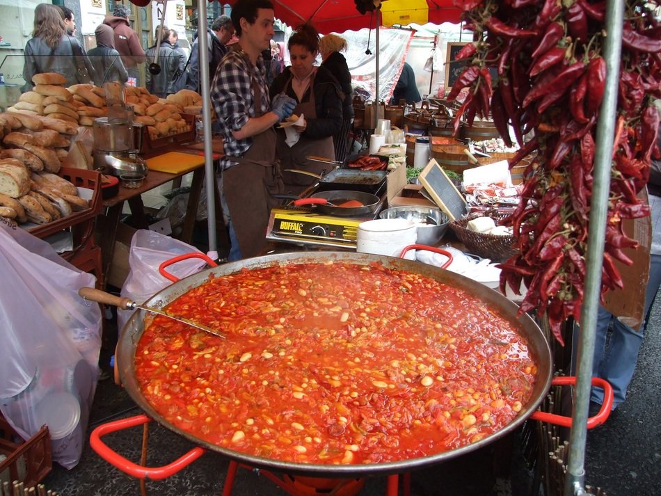 picture of the street food