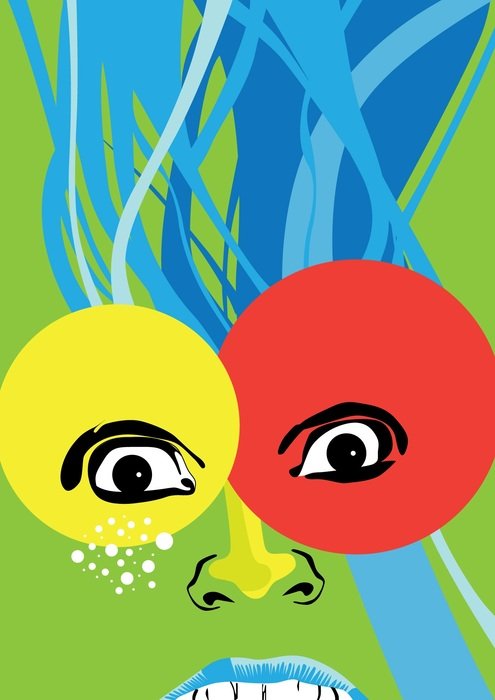 Colorful Art of face