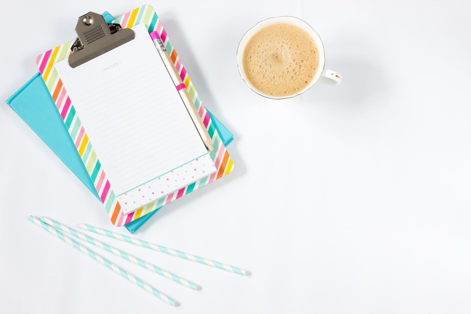 Picture of Coffee and Notebook