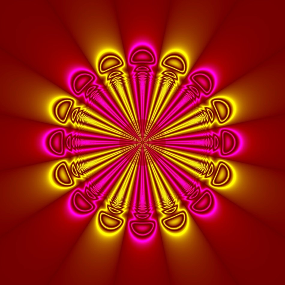 abstract fractal as harmony