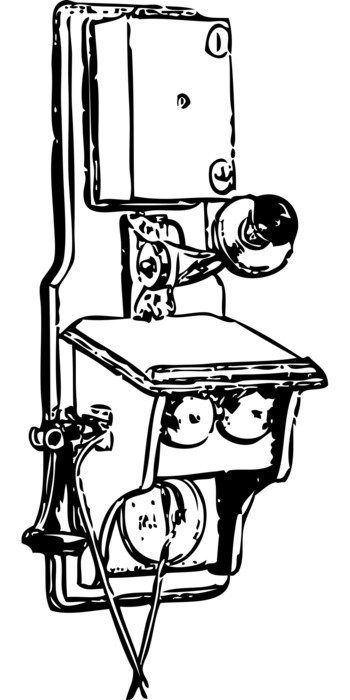 Old Phone drawing