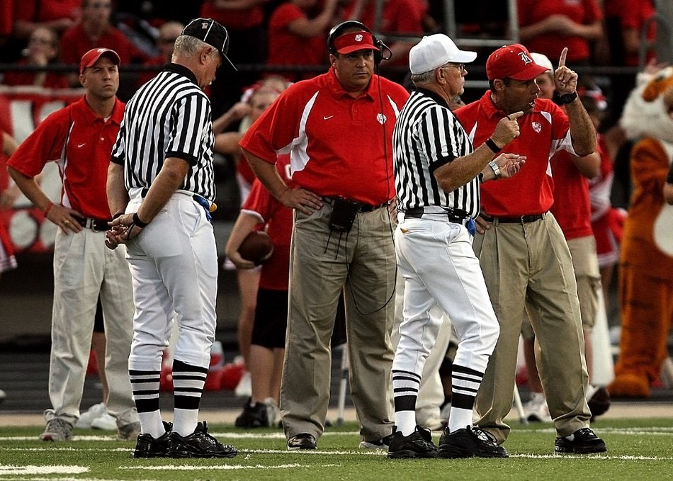 football coaches on the field