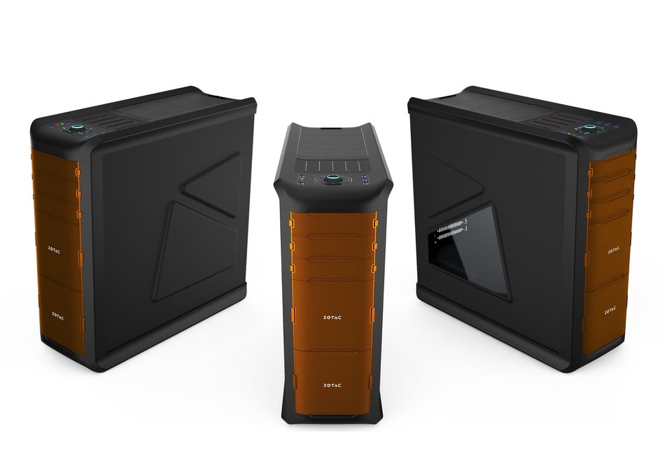 The Design sketch of the PC Case drawing